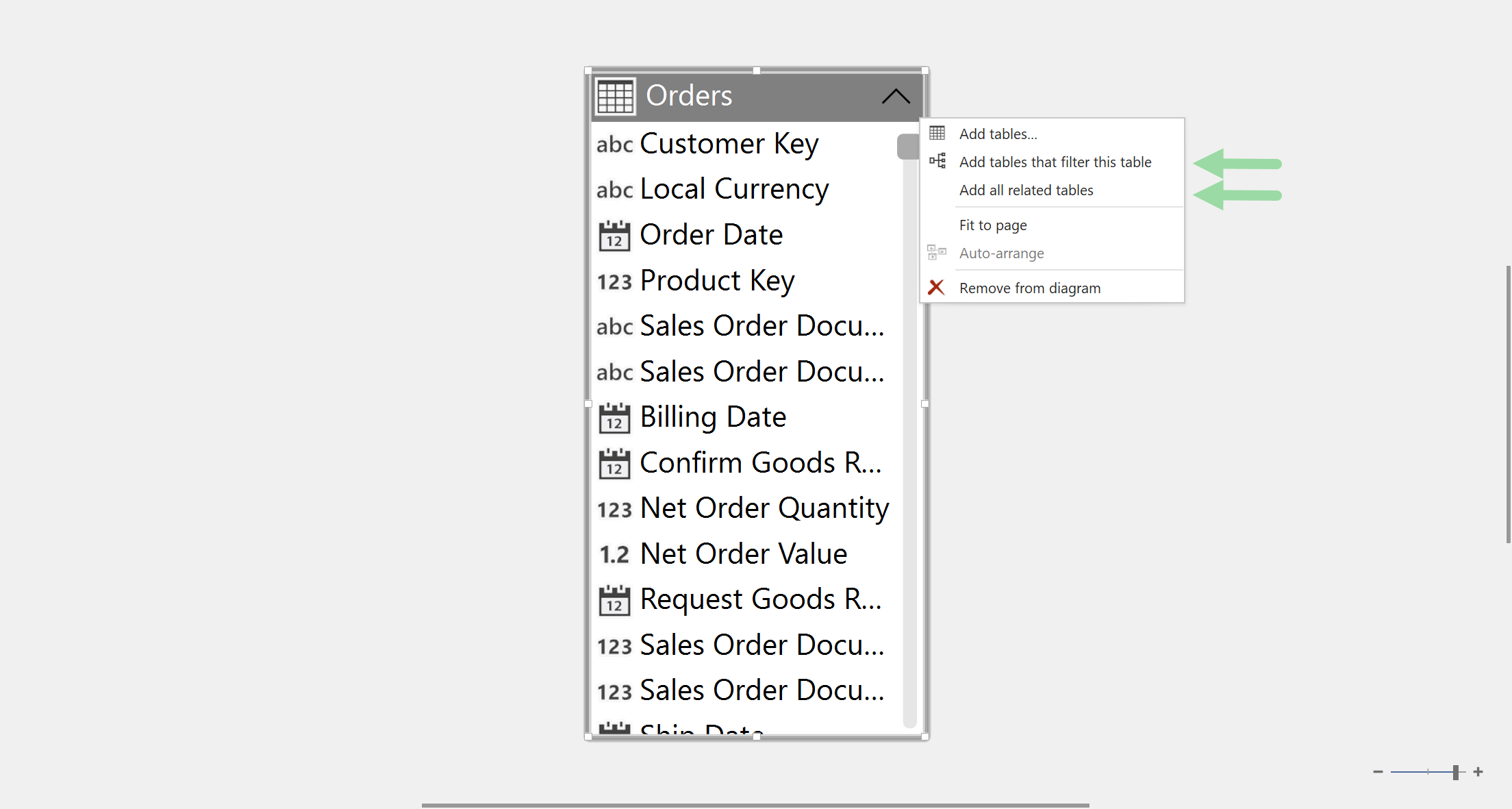 Add Related Tables